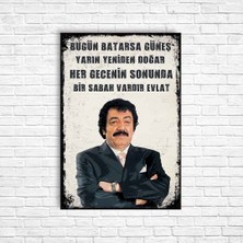 Trend Poster Müslüm Gürses Retro Ahşap Poster