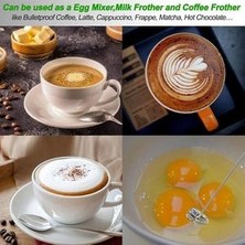 USB Elektrikli Süt Frother 3 Hızlar Cappuccino Kahve Foamer El Yumurta Çırpıcı Sıcak Çikolata Latte Içecek Mikser Blender | Sütlüler