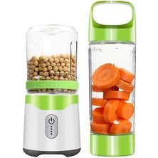 Taşınabilir Blender USB Suyu Blender Shakes ve Fasulye Için Şarj Edilebilir Seyahat Suyu Blender, Smoothies Güçlü Altı Bıçak(Yurt Dışından)