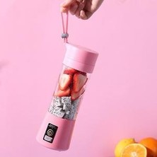 Taşınabilir Boyutu USB Elektrikli Meyve Sıkacağı El Smoothie Maker Blender Karıştırma Şarj Edilebilir Mini Taşınabilir Suyu Bardak Su (Mor)(Yurt Dışından)