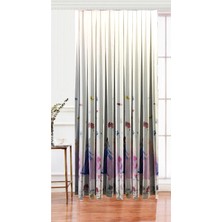 Evdepo Home Prenses 1/3 Sık Pile Tül Perde Tek Kanat - Ekru 100 x 200 cm