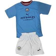 Manchester City Haaland 2023 Çocuk Şortlu Takım Forması