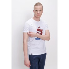 Trabzonspor Tshirt Bisiklet Yaka Logo Trabzonspor Baskılı