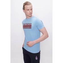 Trabzonspor Tshirt Bisiklet Yaka Silikon Baskılı