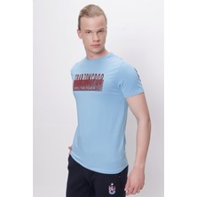 Trabzonspor Tshirt Bisiklet Yaka Silikon Baskılı