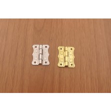 Azm Hırdavat Çeyiz Süs Sandıkları Için Menteşe (2 Cm) 10 Adet Altın ( Sarı )