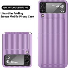 Zunhai Samsung Galaxy Z Flip3 5g Siyah Için Bagaj Menteşeli Pc + Tpu Kılıf ( Yurt Dışından)