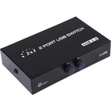 2 Port Manuel Seçmeli USB Switch 2 Kasa 1 Yazıcı