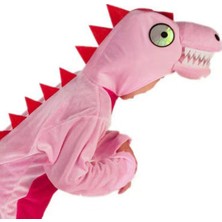 Janae Çocuklar İçin Dinozor Cosplay Kostümü - Pembe (Yurt Dışından)