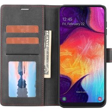 Yue Store Samsung Galaxy A50 Siyah Clic Deri Telefon Kılıfı (Yurt Dışından)