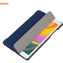 Enkay Yue Store Samsung Tab A 8.0 (2019) T290 İçin Tablet Kılıfı - Koyu Mavi (Yurt Dışından)