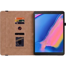 Yue Store Samsung Tab A 8.0 (2019) T290 İçin Tablet Kılıfı - Siyah (Yurt Dışından)