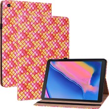 Yue Store Samsung Tab A 8.0 (2019) T290 İçin Tablet Kılıfı - Koyu Pembe (Yurt Dışından)