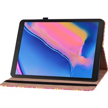 Yue Store Samsung Tab A 8.0 (2019) T290 İçin Tablet Kılıfı - Koyu Pembe (Yurt Dışından)