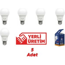 Voltek 9 W LED Ampül Gün Işığı 806 Lumen - 5 Adet