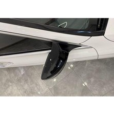 Ebal Oto Mercedes W205 2015-2019 Piano Black Batman Yarasa Ayna Kapağı