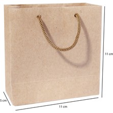 Roco Paper Co. Kraft Karton Çanta 11*11 cm 50 Adet