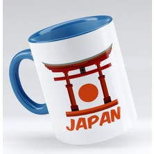 Bk Gift Japan Tasarımlı Mavi Kupa Bardak - Model 1