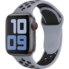 MobaxAksesuar Apple Watch 44/45/46/49mm Kordon Delikli Spor Kordon 2/3/4/5/6/se/7/8/9/10/11/ultra