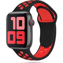 MobaxAksesuar Apple Watch 44/45/46/49mm Kordon Delikli Spor Kordon 2/3/4/5/6/se/7/8/9/10/11/ultra