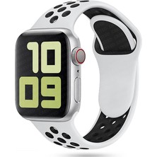 MobaxAksesuar Apple Watch 44/45/46/49mm Kordon Delikli Spor Kordon 2/3/4/5/6/se/7/8/9/10/11/ultra