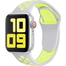 MobaxAksesuar Apple Watch 44/45/46/49mm Kordon Delikli Spor Kordon 2/3/4/5/6/se/7/8/9/10/11/ultra
