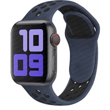 MobaxAksesuar Apple Watch 44/45/46/49mm Kordon Delikli Spor Kordon 2/3/4/5/6/se/7/8/9/10/11/ultra