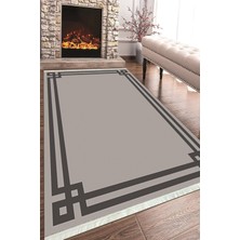 Napoli Home Baskılı Modern Desenli Kaymaz Tabanlı Yıkanabilir Şık Salon Halısı Mutfak Halısı ve Yolluk NH-HT-433