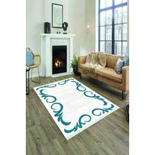 Napoli Home Dijital Baskılı Kaymaz Taban Yıkanabilir Salon Halısı Mutfak Halısı ve Yolluk NH-HY-1338