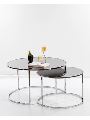 Saha Möble Mono C Zigon 4'lü Antik Çam