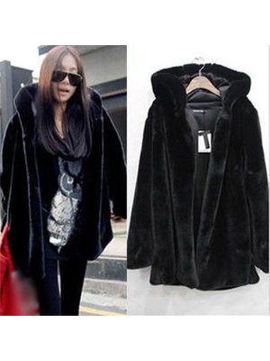 Barbora Kışlık Kürk Kadın Ceket 765SIYAH