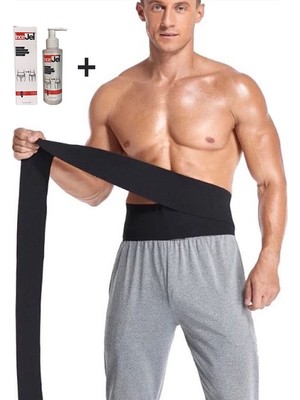 Ince Yaşam Tummy Wrap Bel Inceltici Lastik Erkek ve Inceltici Jel