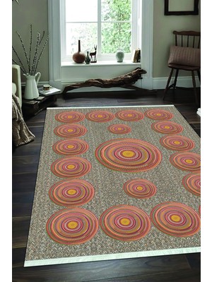 Napoli Home Dijital Baskılı Kaymaz Taban Yıkanabilir Modern Salon Halısı Mutfak Halısı ve Yolluk NH-SD-372