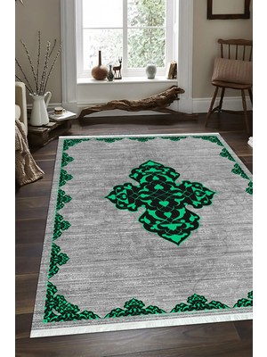 Napoli Home Dijital Baskılı Kaymaz Taban Yıkanabilir Modern Salon Halısı Mutfak Halısı ve Yolluk NH-SD-1087