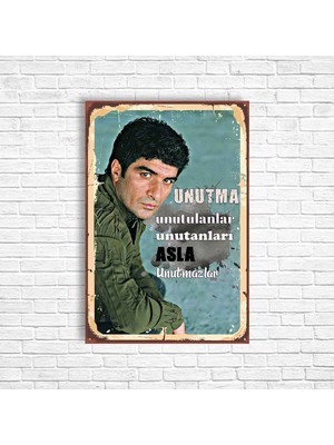 Trend Poster Ibrahim Erkal Retro Ahşap Poster