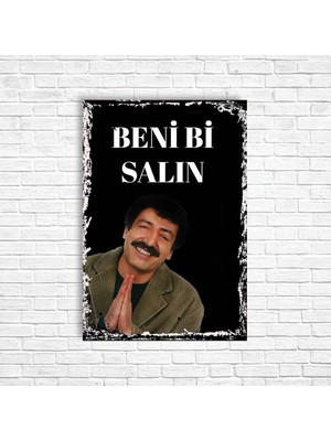 Trend Poster Müslüm Gürses Retro Ahşap Poster