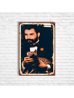 Trend Ahmet Kaya Retro Ahşap Poster