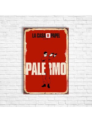 Trend Poster Lacase De Papel Retro Ahşap Poster