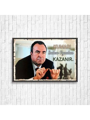 Trend Poster Kurtlar Vadisi Retro Ahşap Poster