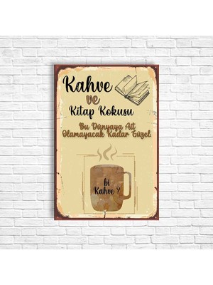 Trend Poster Kahve Retro Ahşap Poster