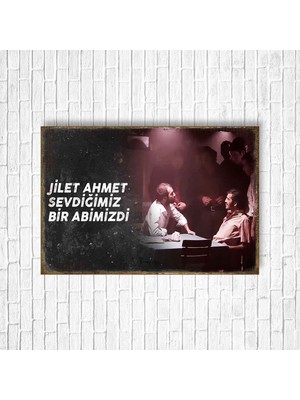 Trend Poster Ezel Retro Ahşap Poster