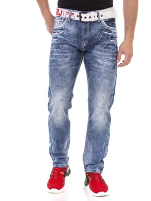 Cipo & Baxx CD723 Cep Detaylı Regular Kot Pantolon