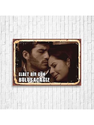 Trend Poster Ezel Retro Ahşap Poster