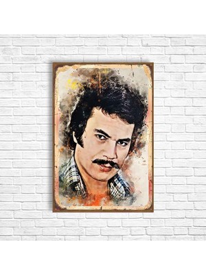 Trend Poster Orhan Gencebay Retro Ahşap Poster