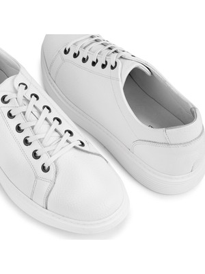 Ducavelli Verano Hakiki Deri Erkek Günlük Ayakkabı Yazlık Spor Ayakkabı					