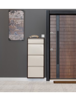 Kaser Metal  3 Lü Ekstra Kahve-Krem