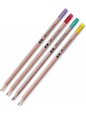 Faber-Castell Faber Castell Natural Silgili Kurşun Kalem