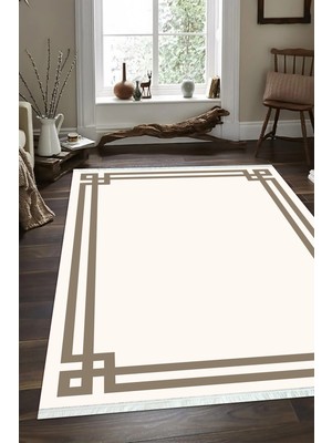 Napoli Home Dijital Baskılı Kaymaz Taban Yıkanabilir Modern Salon Halısı Mutfak Halısı ve Yolluk NH-SD-673