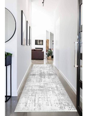 Napoli Home Dijital Baskılı Kaymaz Taban Yıkanabilir Modern Desenli Koridor Halısı Yolluk NHU-HY-941