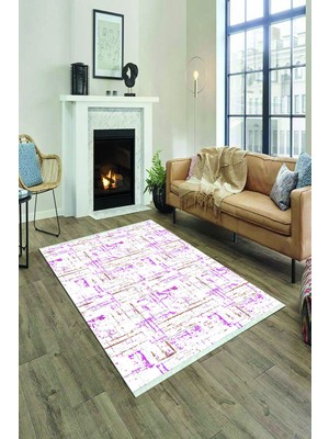 Napoli Home Dijital Baskılı Kaymaz Taban Yıkanabilir Salon Halısı Mutfak Halısı ve Yolluk NH-HY-997